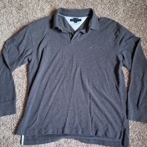 Tommy Hilfiger Grey Mens Lonh Sleved Sweater
